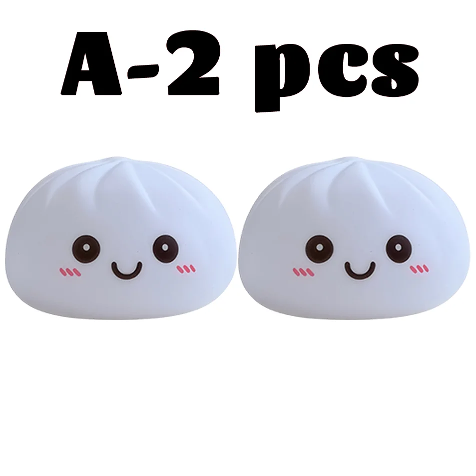 2027 Neue Dumpling-Nachtlichter Leuchtende Dumplings Tischdekoration Niedliche Leuchtende Dumpling-Dampfgarer-Box Kawaii Dumpling-Lichter Geschenke