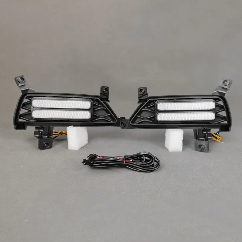 DRL For MG ZS 2017 2018 2019 2020 Car Led Daytime Running Lights Front Fog Lights Modified Driving Dynamic Turn Signal Lamp detail image 4