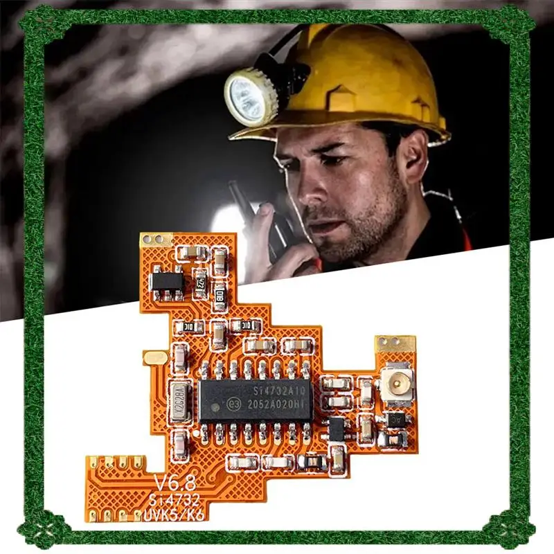 Consegna in 24 ore 2X SI4732 V6.8 Modulo FPC + Chip di espansione 2M per Quansheng UVK5 K6 Banda completa a onde corte/Recupzione banda laterale singola