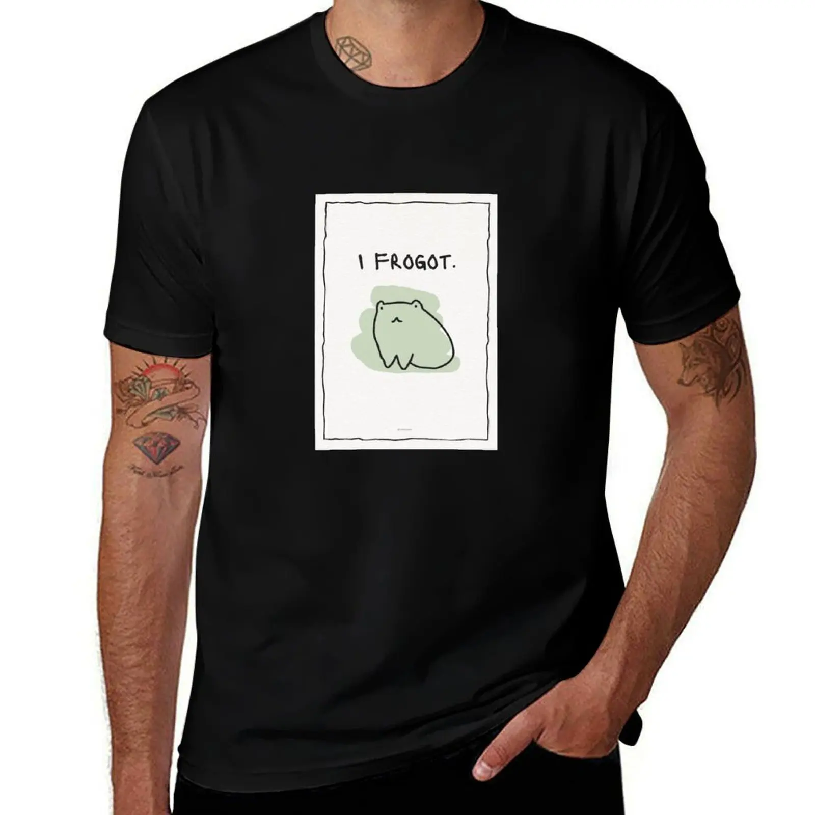 

I Frogot. T-Shirt aesthetic clothes sweat vintage graphic tee summer top shirts graphic tee men
