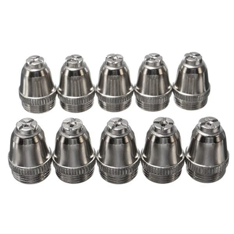 46PCS for SG-55 AG-60 WSD-60 Plasma Cutter Consumables Kit Plasma Cutting Torch Tip Nozzles Electrodes Shield Cap 1.0mm