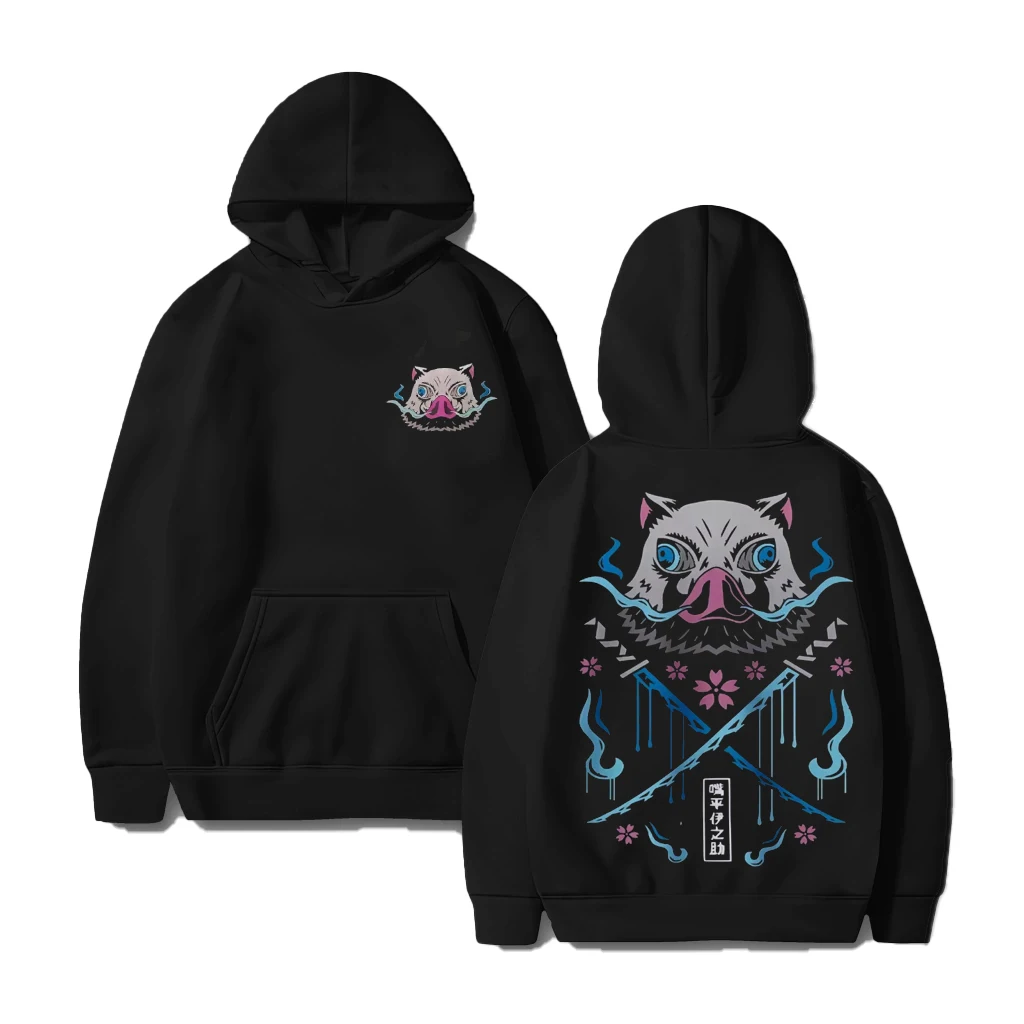 

Толстовка Kimetsu No Yaizen Inosuke для мужчин и женщин, толстовка для косплея в стиле аниме, 2026, зимний пуловер, повседневная уличная одежда, толстовки с графическим принтом