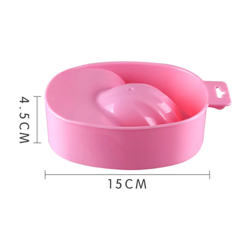 Nail Polish Remover Soak Bowl Manicure Acrylic Nail Art Treatment Health Tools Durable Finger Nail Care Bubble Bowl