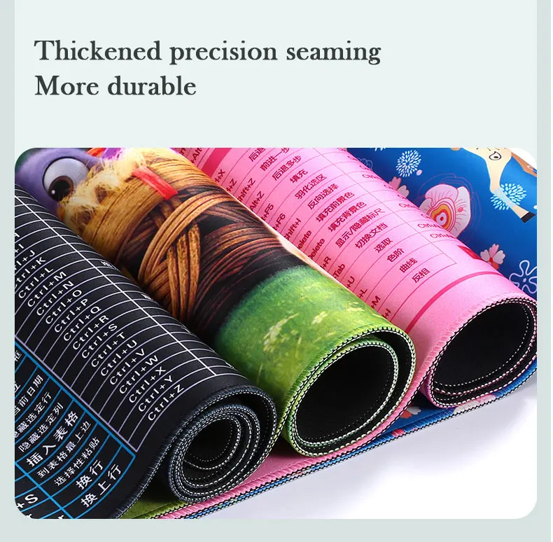 80x30cm Simple Landscape Mouse Pad Lock Edge Game Desk Pad Computer Gift Desk Pad Kawaii Mouse Pad Deskpad Home Decor Desk Mats