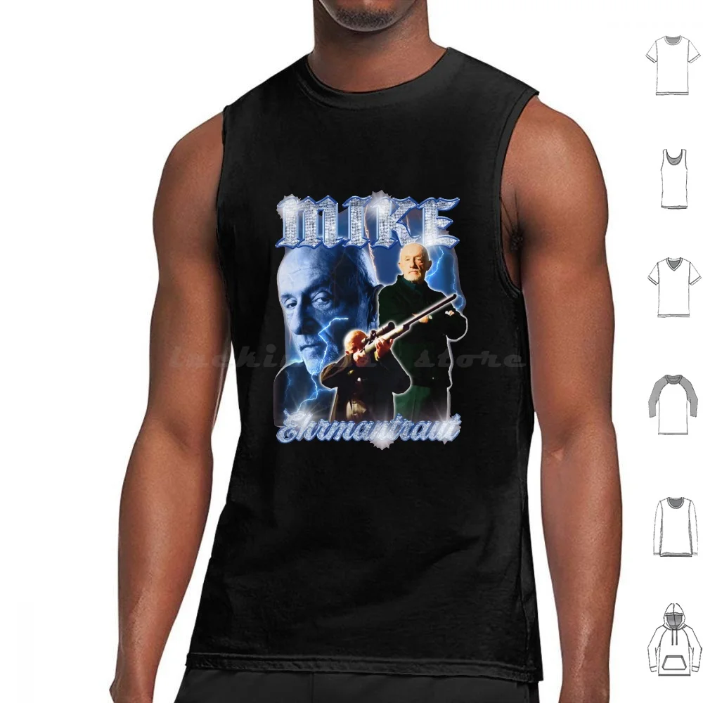 Mike Ehrmantraut Vintage 90'S Retro Bootleg Tank Tops Print Cotton Mike Ehrmantraut Mike Ehrmantraut Mike Ehrmantraut