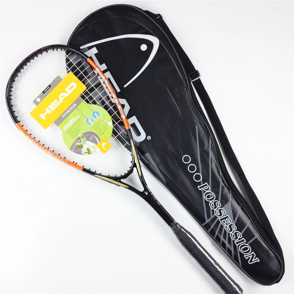 HEAD Full Carbon Squash Racket for Men and Women Beginner Elective Racket Composite Carbon Integrated Squash Racket With Bag