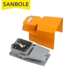 Industrial Reset Foot Switch LTH-1/6 Silver Contact Aluminum Shell Power Pedal Switch For Machine Tool Parts