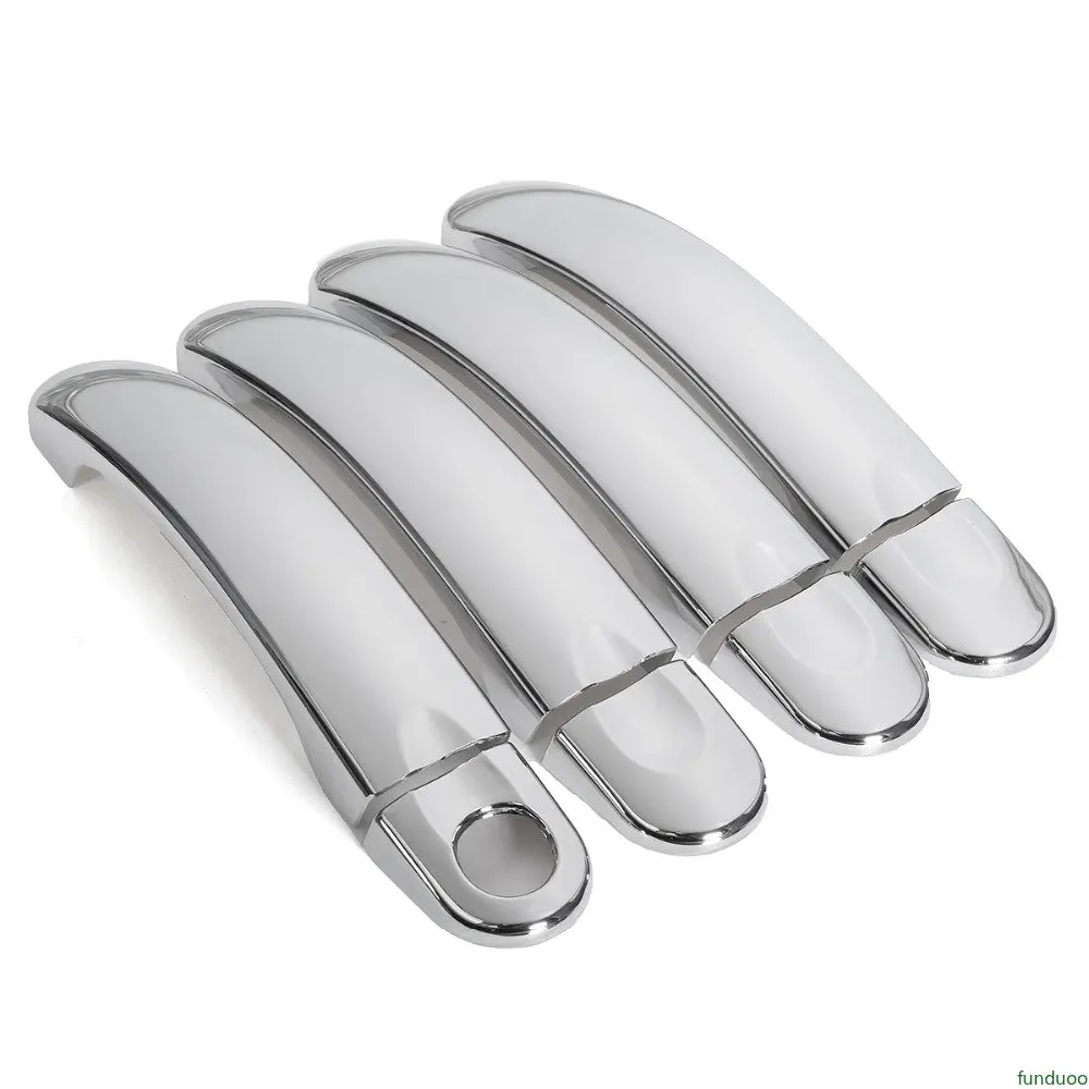 For VW Jetta MK5 / VW Golf GTI Golf Plus 2006 2007 2008 2009 2010 Glossy Black Chrome Door Handle Cover Trim Accessories