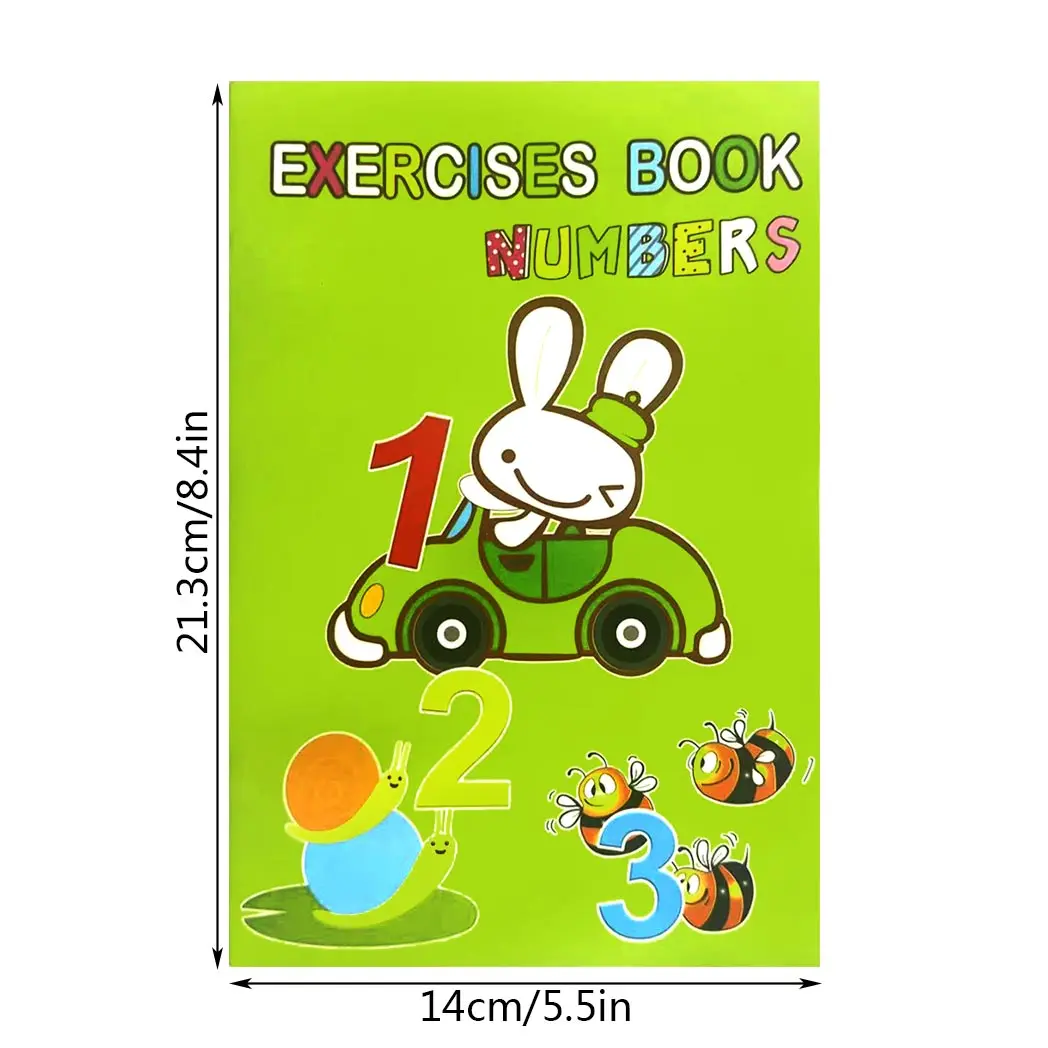 Buku kerja anak-anak 21.3cm * 14cm-tambahan, pengurangan, perkalian, dan divisi mengajarkan anak-anak cerdas untuk praktek