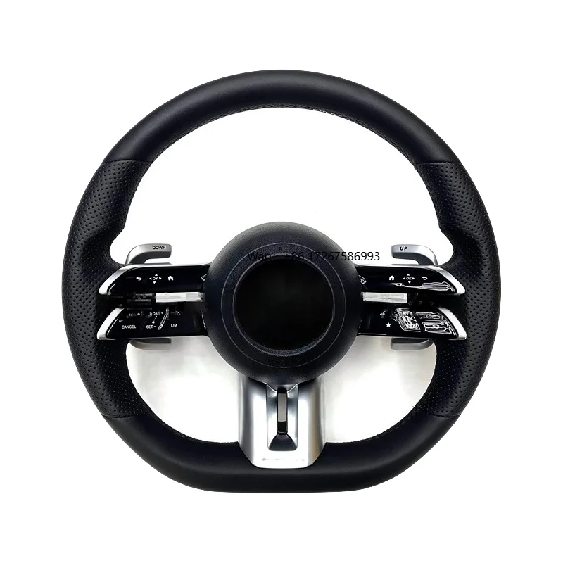 

Racing Style Carbon Fiber Steering Wheel for G Class GLC GLB CLA GLS Heat Resistant Shock Absorption Quick Turn