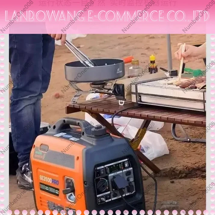 Silent Inverter Generator 220V Portable, Small Gas Powered Generator for Home Camping Outdoor