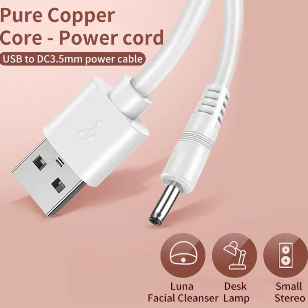 Speaker Usb USB 3.5*1.35mm Barrel Power Cable 5V Power Supply Cord Dc Power Plug Line Usb To Dc 3.5mm Cable Charger Power Cable