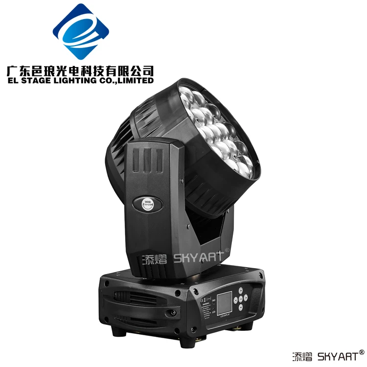 Wash Pixel Control 19x15W LED RGBW Wash Mini Moving Head Light DMX Stage Lighting Beam Moving Head Wash