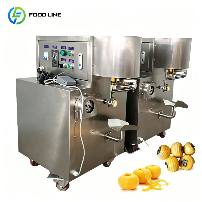 Fruit Peeling Machine Automatic Persimmon Peeler Hard Fruit Apple Pear Skin Peeling Processor Customized