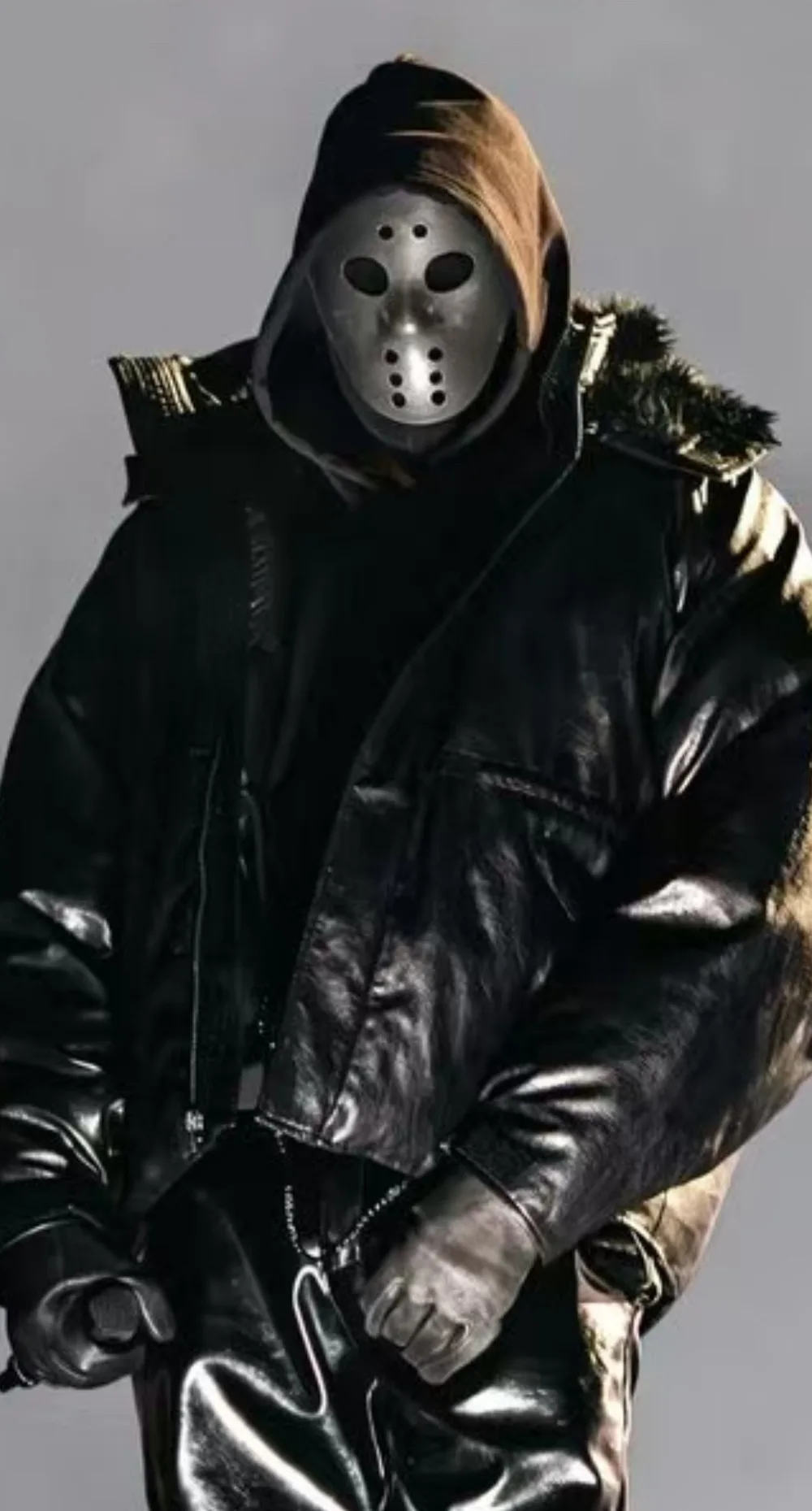 ホッケーマスク 厚手硬質PVC コスプレ ホラー 仮面舞踏会マスク 男性用 ジェイソン・キラー カーニバル パーティーコスチューム小道具 スターDJ ステージマスク