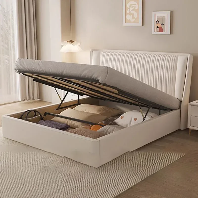 سرير ياباني شحن مجاني راقي وحديث وبسيط وسرير عصري وكاميرا عالية Da Letto أثاث منزلي كامل من Mobili