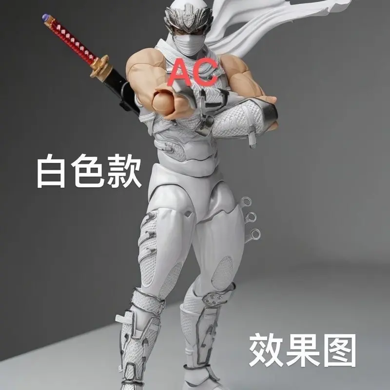 

Amazing Yamaguchi Revoltech Action Figure Ryu Ninja Gaiden White Pvc Collectible Model For Hobby Collectors