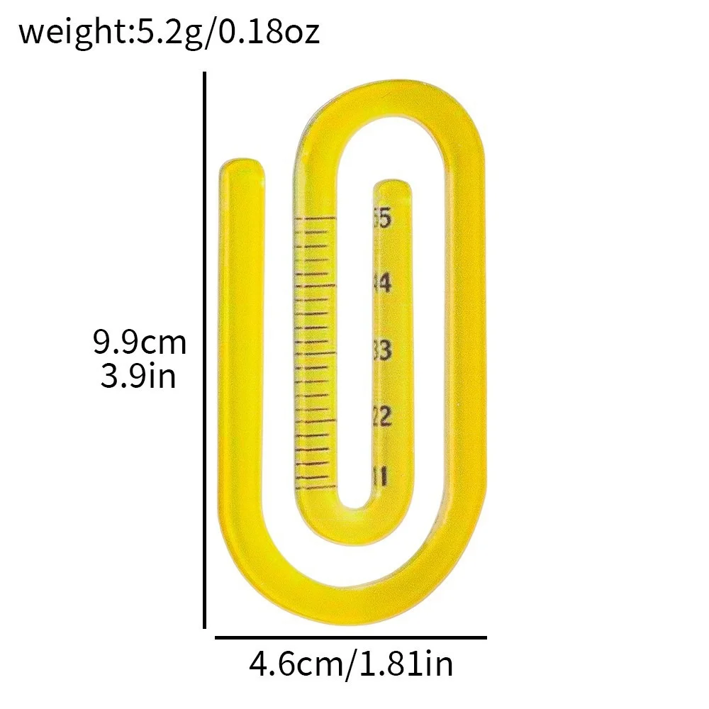 1pc Creative Paperclip Bookmark Six Colors Reading Marks and File Fixed Interesting Stationery Office Decoration Gift Stationery
