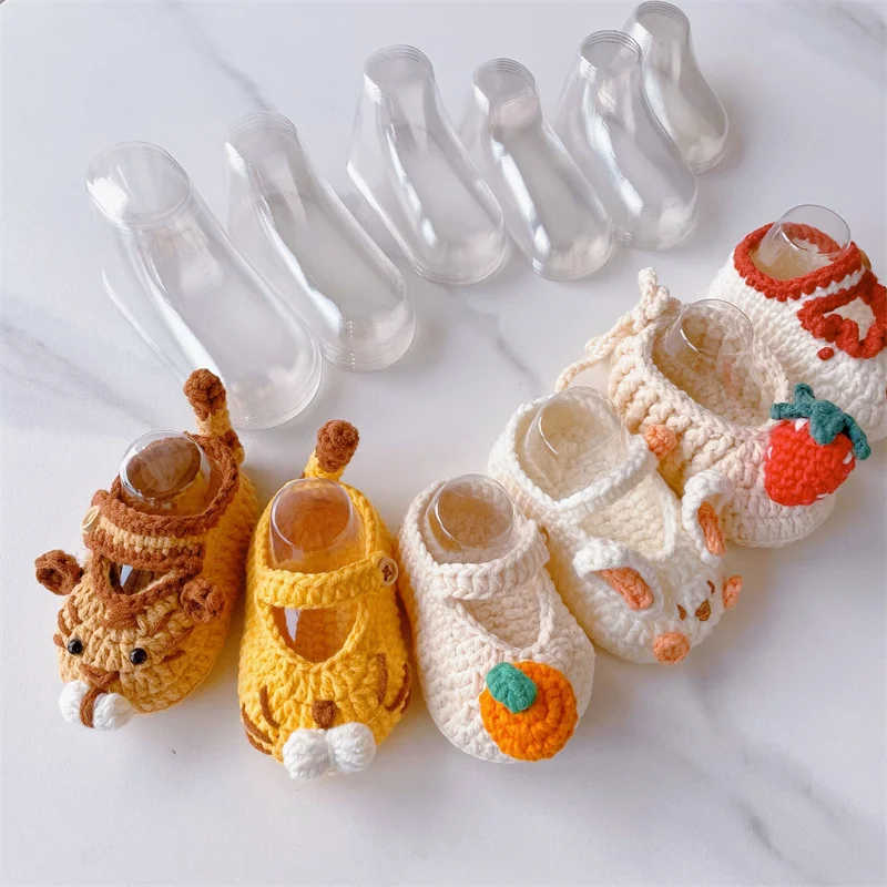 10/20/50 PVC Transparent Plastic Children's Shoe Molds Do Not Deform Easily Reusable Available In Sizes 8 CM 9 CM 10 CM 12CM
