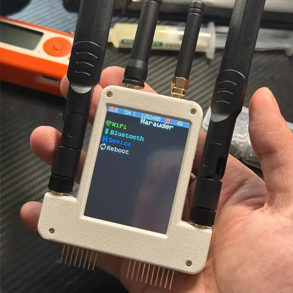 Scheda di espansione 4 in 1 Schermo da 2,8 pollici + 433 m Rf + Esp32s2 + Modulo GPS per modulo esterno Flipper Zero per analisi di segnali/dati