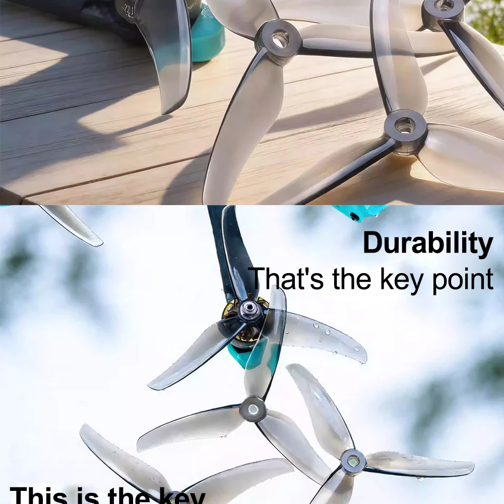 H5146 5,1 Zoll 3-Blatt-Propeller CW CCW Langlebige, stoßfeste Propeller für 5 Zoll FPV Freestyle Racing Drohne Quadcopter – Detail 3
