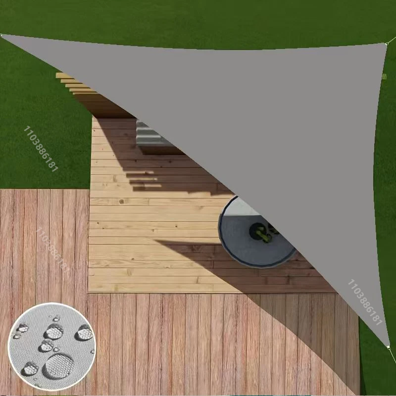 

Multi-size Triangle Sun Shade Sail Waterproof Outdoor Garden Patio Party Sunscreen Awing Sun Canopy For Beach Camping Pool