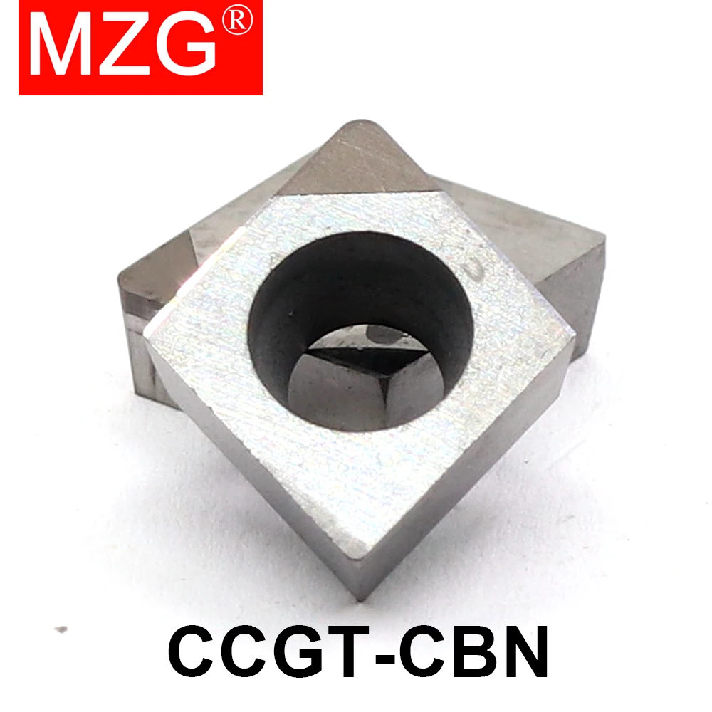 MZG 1pcs CCGT Diamond Cutter Insert CBN PCD Aluminum Alloy Turning Tool Carbide CCGT060202 CCGT09T304 CCGT120404 CCGT120408