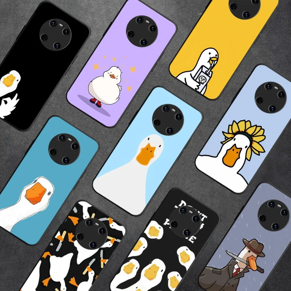 

Cartoon Duck Phone Case For Huawei Y9 6 7 5 Prime Enjoy 7s 7 8 plus 7a 9e 9plus 8E Lite Psmart Shell