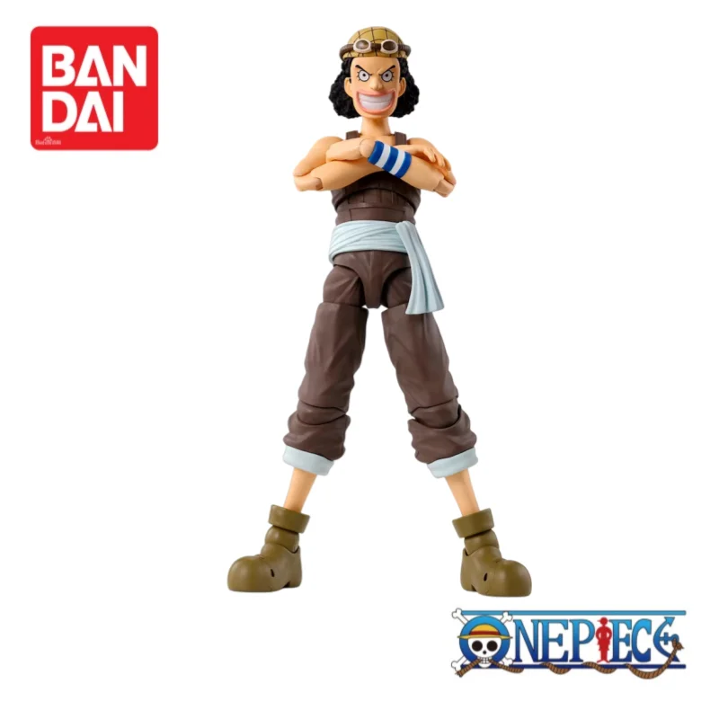 

In Stock Original Bandai One Piece S H Figuarts Usopp Anime Merchandise Action Figure Figurine 100% Genuine Holiday Gifts Model