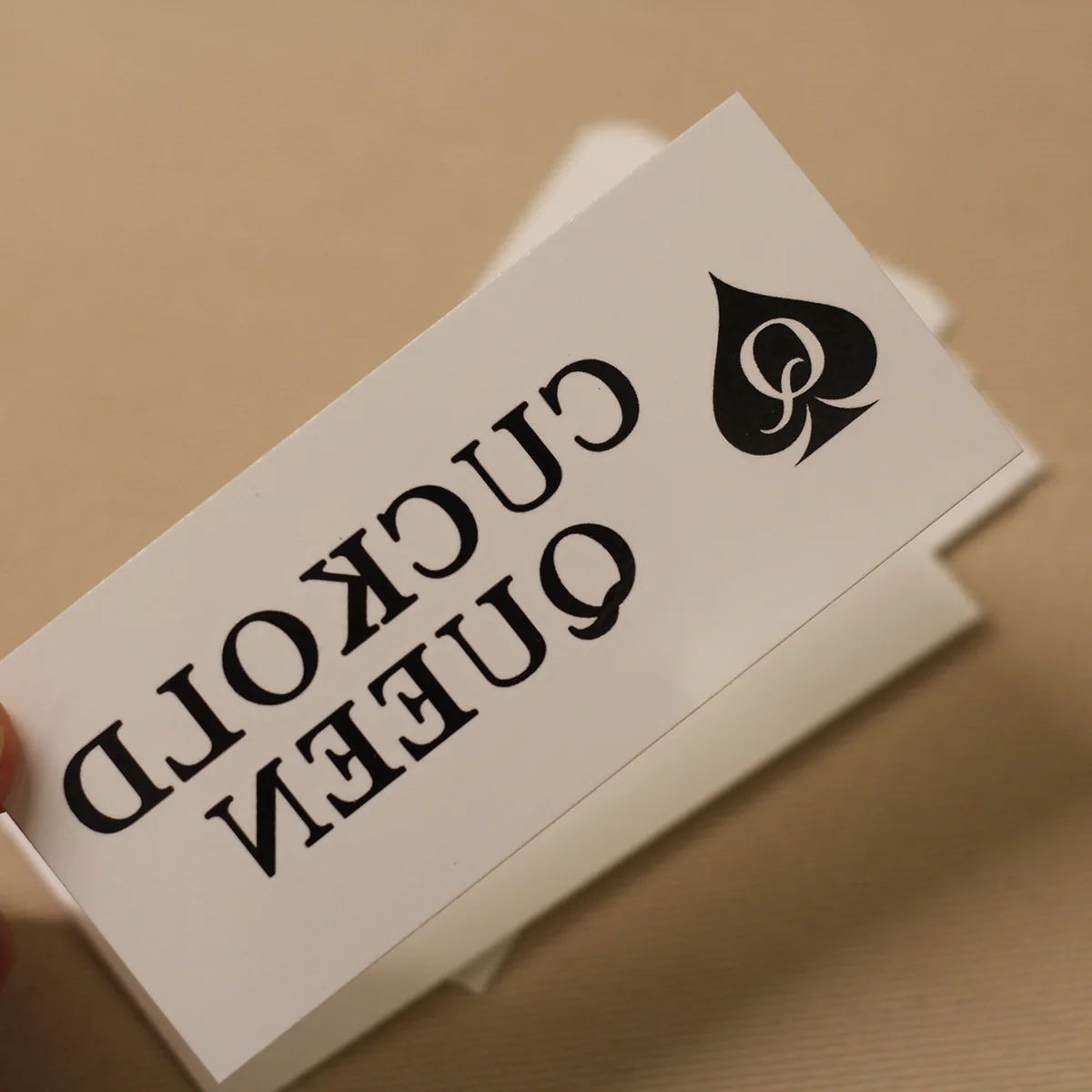 Cuckold queen  Adult Temporary Tattoo Body Art Sticker for Men Women  Easy Apply Waterproof Long Lasting Design - view 2