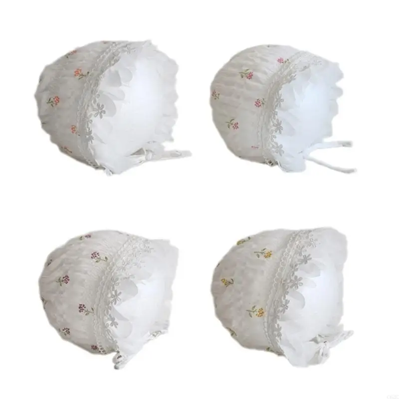 C63C Soft & Comfortable Baby Hat Sweet Baby Bonnet Hat Lightweight Great for Summer