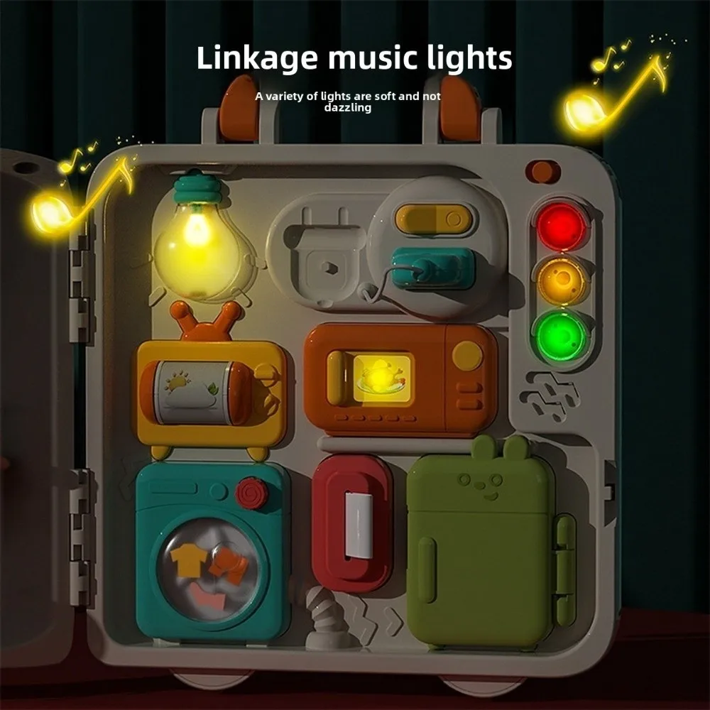 63-IN-1 Montessori Bordo occupato Sviluppo sensoriale Conoscenza generale Giocattoli per l'educazione precoce Puzzle Libro di apprendimento pratico per il bambino