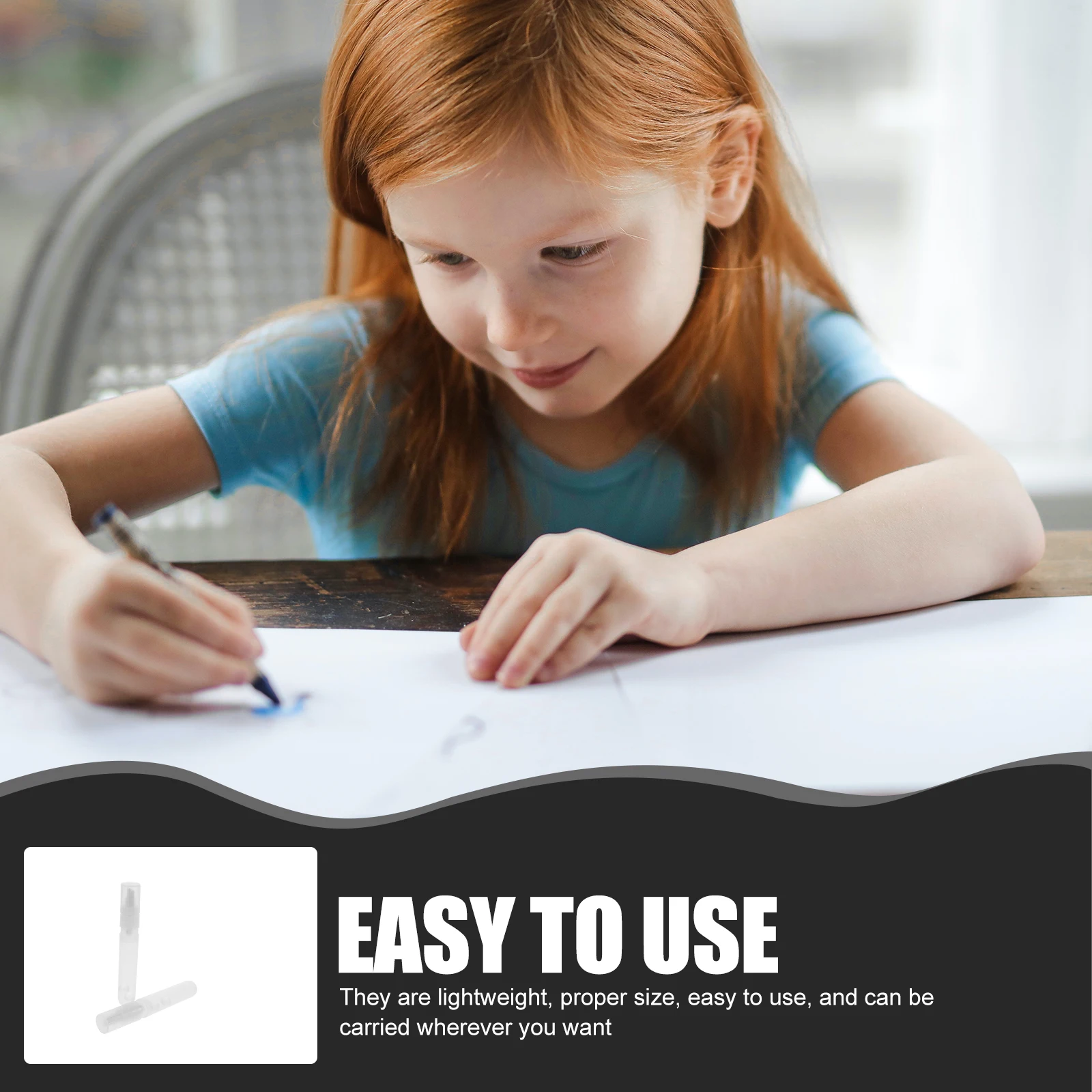 2Pcs Empty Markers Reusable Plastic Shells Durable Note Pens Refillable Covers Students Art Paint Markers Supplies