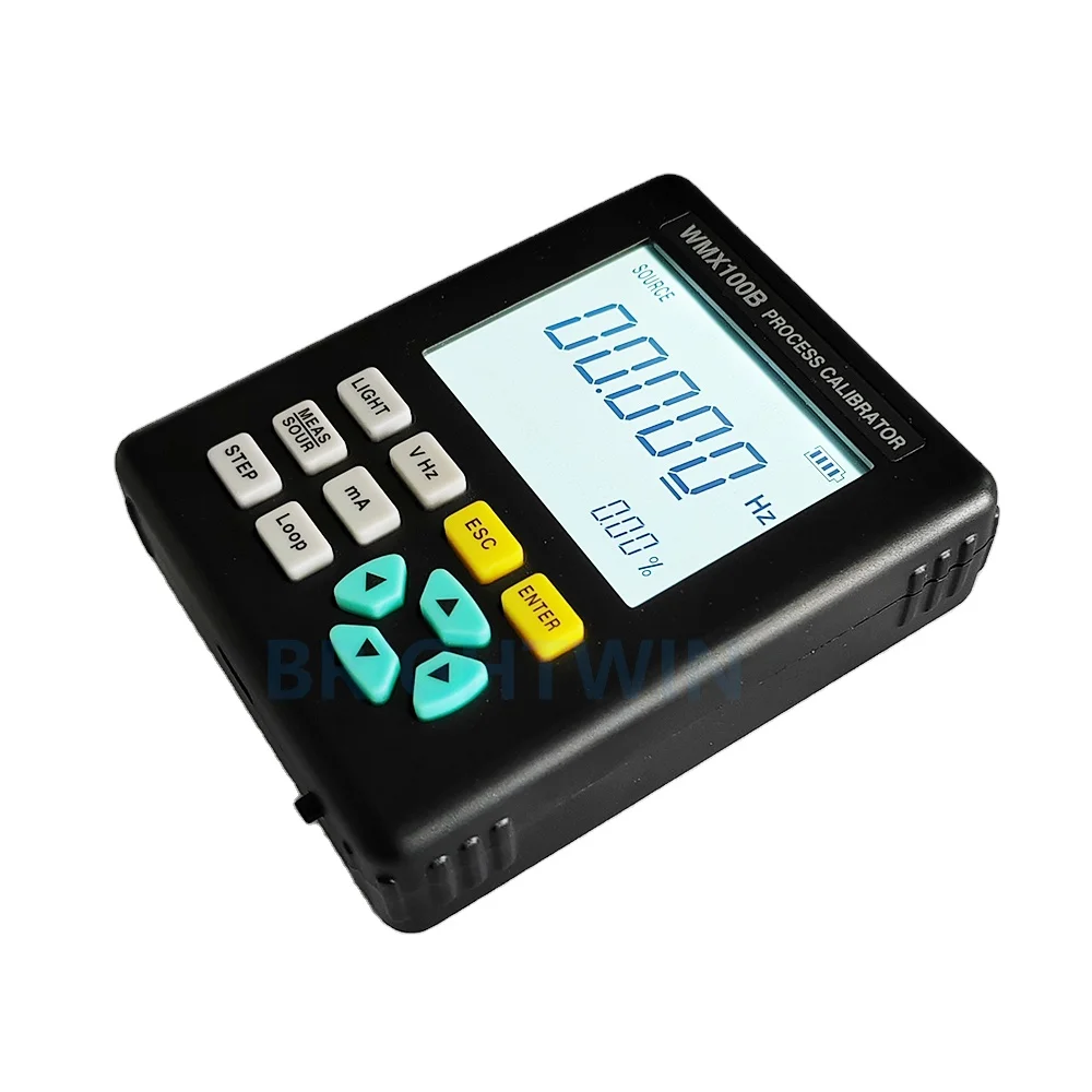 

WMX100B Process Calibrator 4-20mA 0-24mA 0-10V 0-15V Current Voltage Frequency Signal Generator 24V Loop Current Simulator Meter