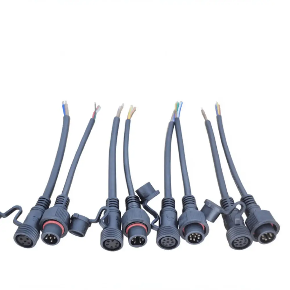 Industrial Electric Power Plug For For Shangjiang Outdoor LED Lighting Waterproof Quick Connector Male Female Coupling Interface