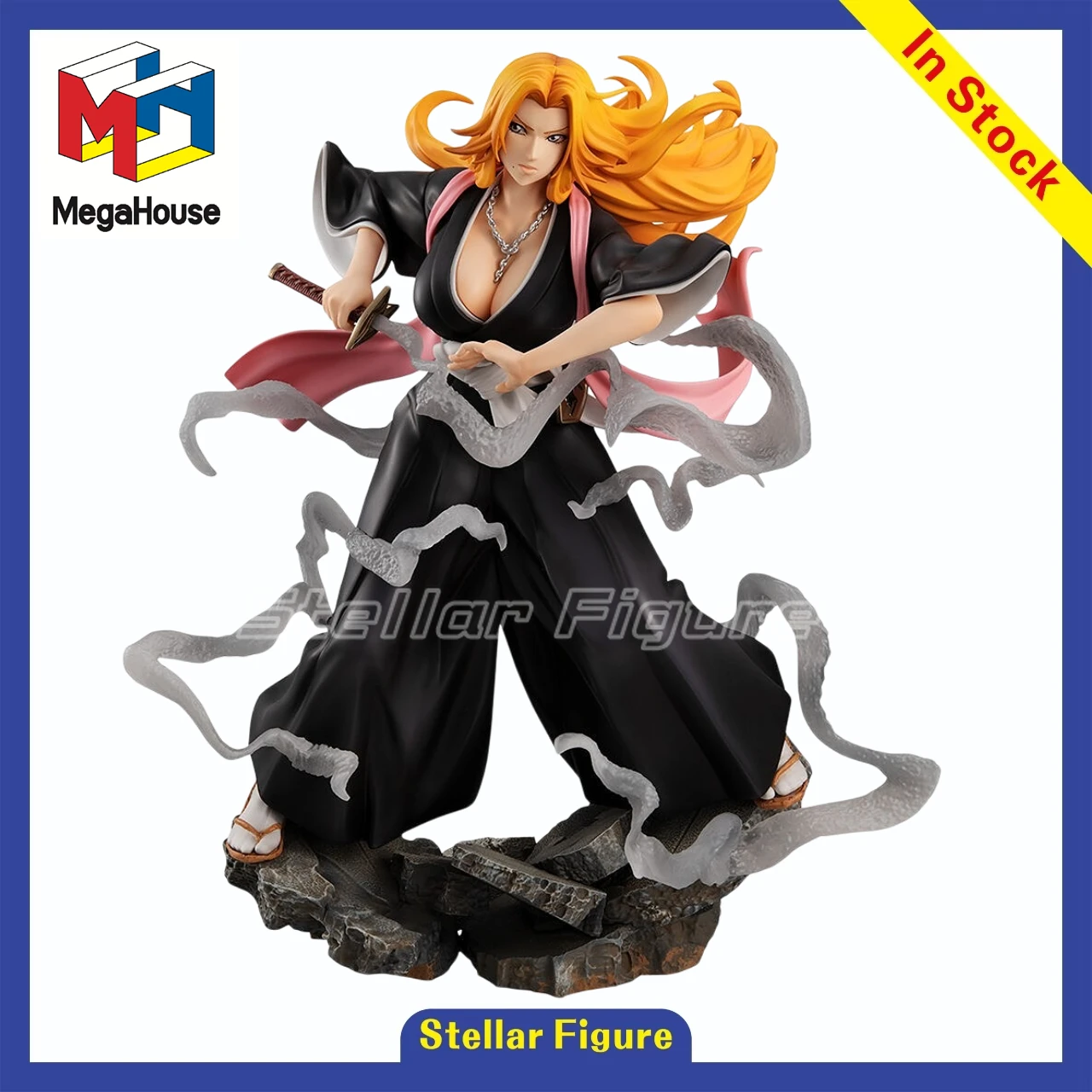 

【SF】In Stock MegaHouse GEM Series BLEACH Realm Matsumoto Rangiku Figures Model Collection Gift