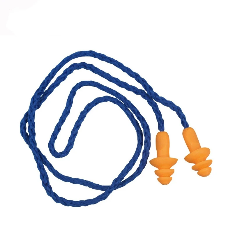 3M 1270 Ear Protector Authentic Foam Soft Silicone Corded Noise Reduction ChristmasTree Earplugs Swimming Protective Earmuff