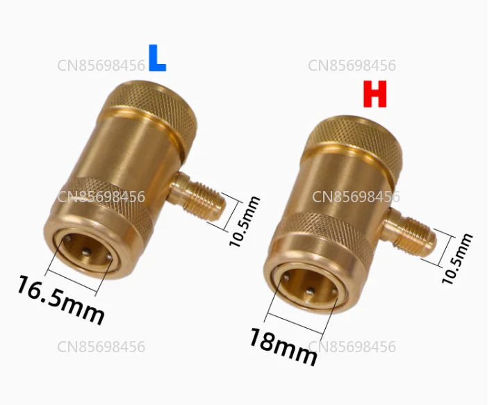 

Refrigerant Connector CO2 Joint High & Low Pressure Joint For Mercedes Benz R744 Fluorination Tool