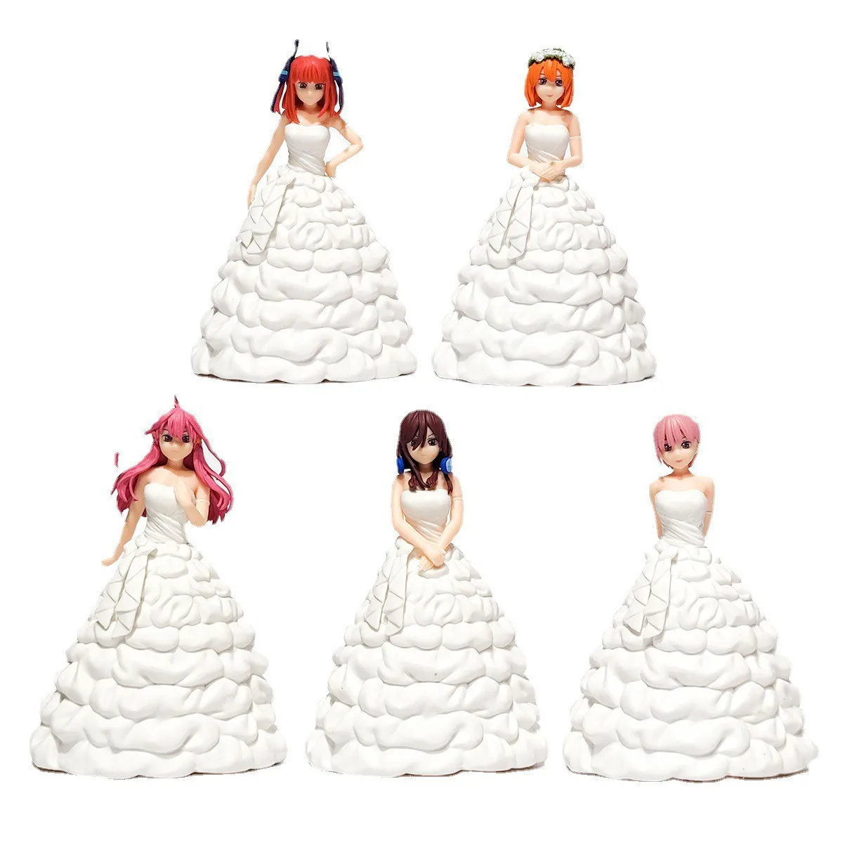 Anime The Quintessential Quintuplets abito da sposa modello Ichika Nino Toy Miku Gift Yotsuba Collection Itsuki Action Figure