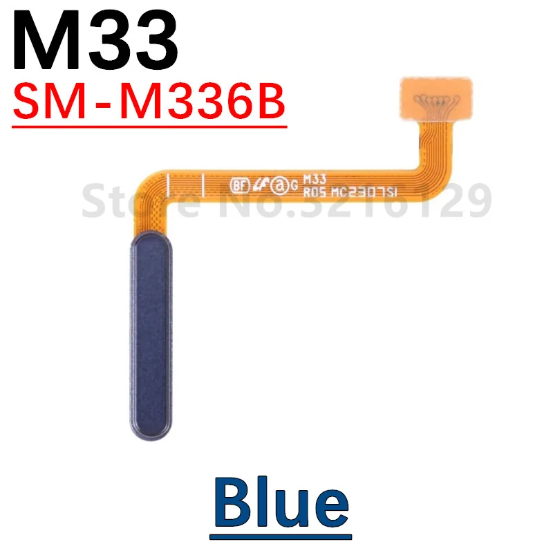 Power Home Button Menu Return Key Fingerprint Touch ID Recognition Sensor Flex Cable For Samsung M20 M21 M21s M22 M23 M33