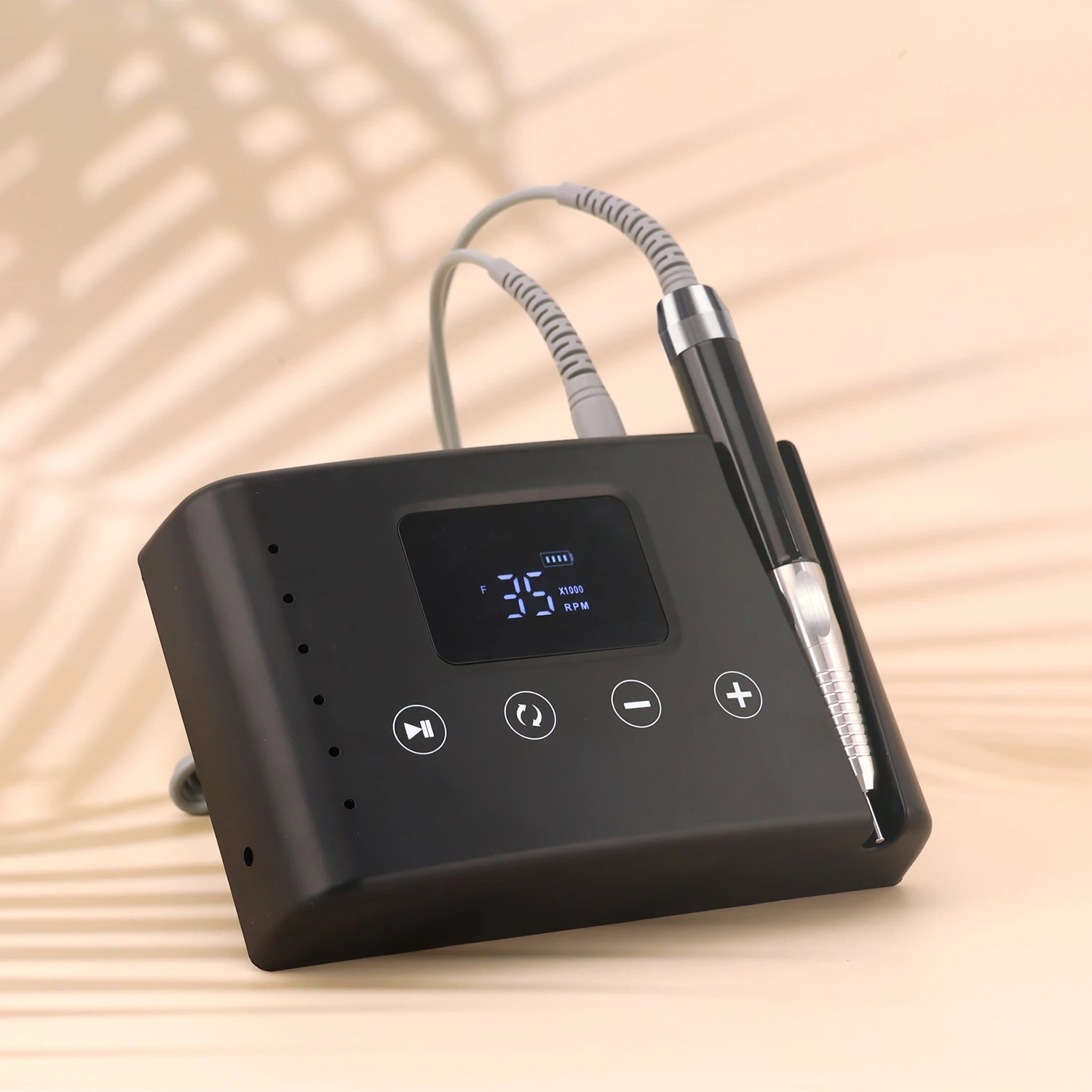 Professionele schoonheidssalon Uniek hellingontwerp 85W borstelloze motor nagelpolijstmachine manicure gereedschap elektrische nagelboormachine