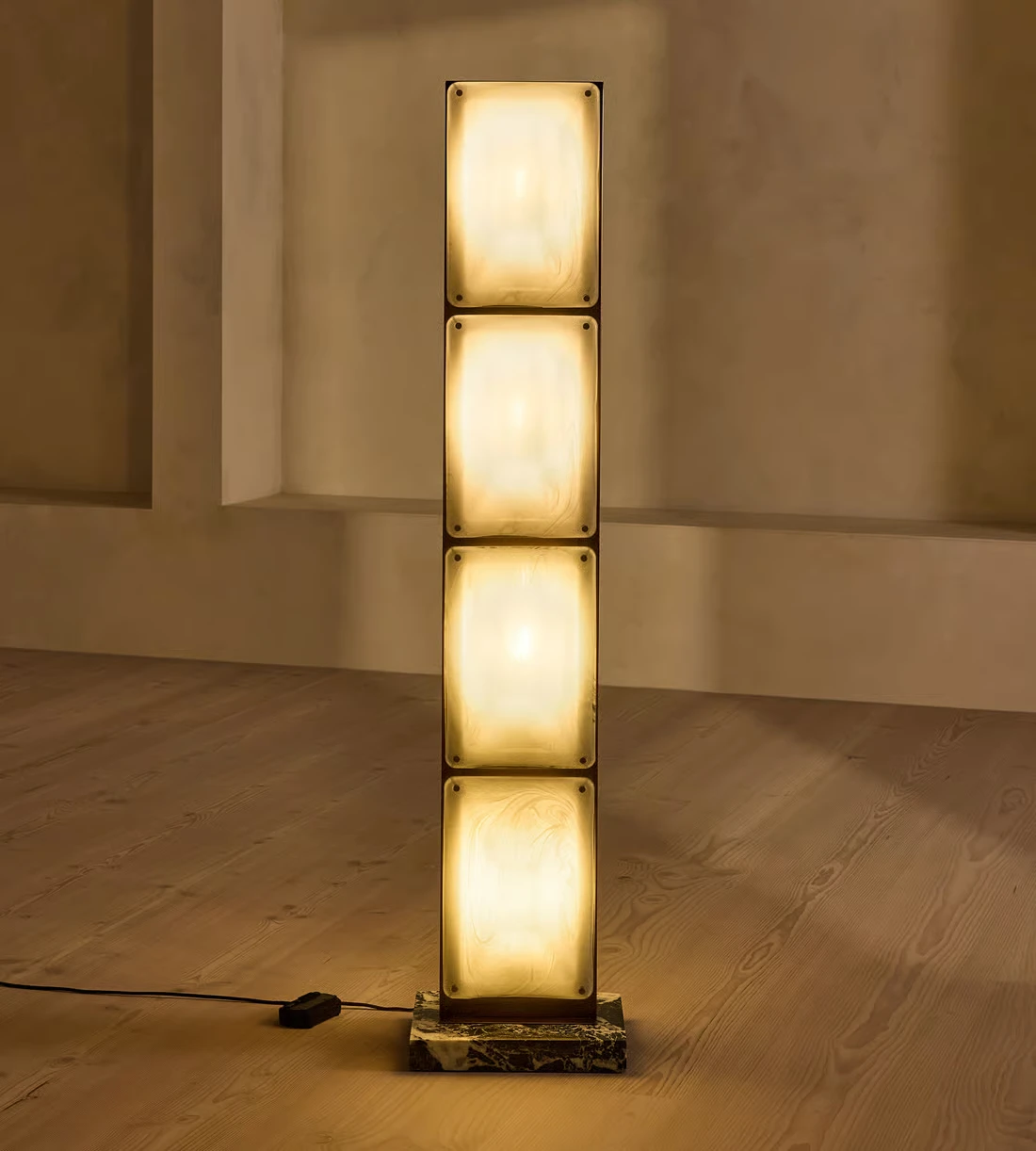 

Напольный светильник Cloud Mist Glass в американском ретро-стиле, роскошный, для виллы, гостиной, спальни, художественный, декоративный, для дома