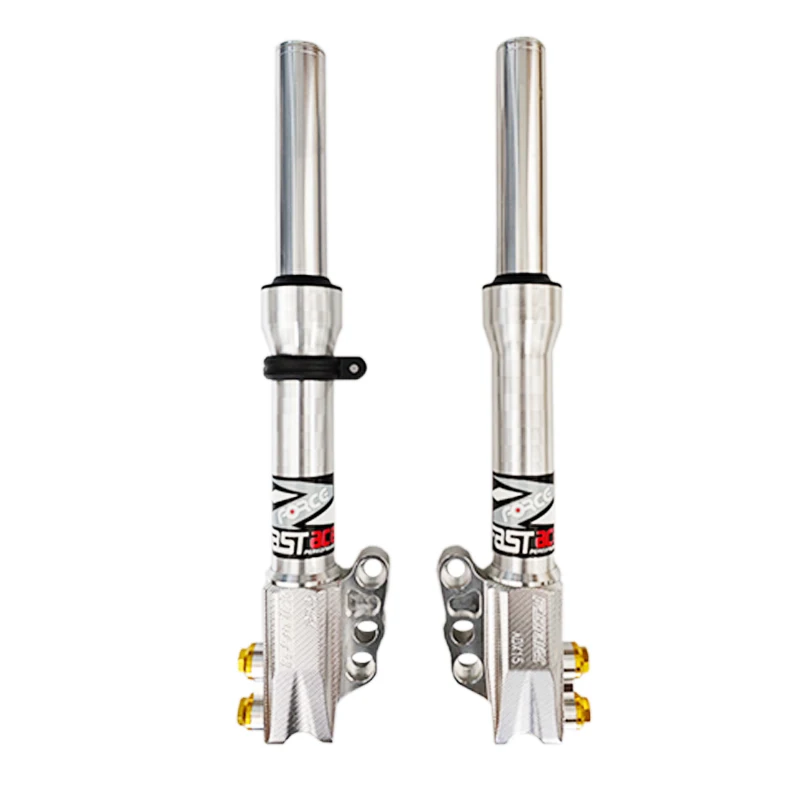 Fastace Racing Front Fork Shock Absorber for Electric Scooter,30mm Inner Tube 380mm Hole Spacing Modified Fit Little Turtle King