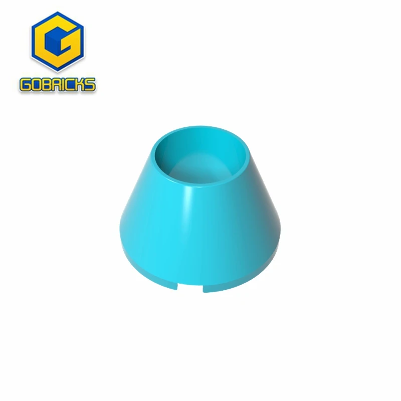 Gobricks GDS-M280 Cone 4 x 4 x 2 Hollow No Studs compatible  with lego 4742 Building Blocks children's toys gifts