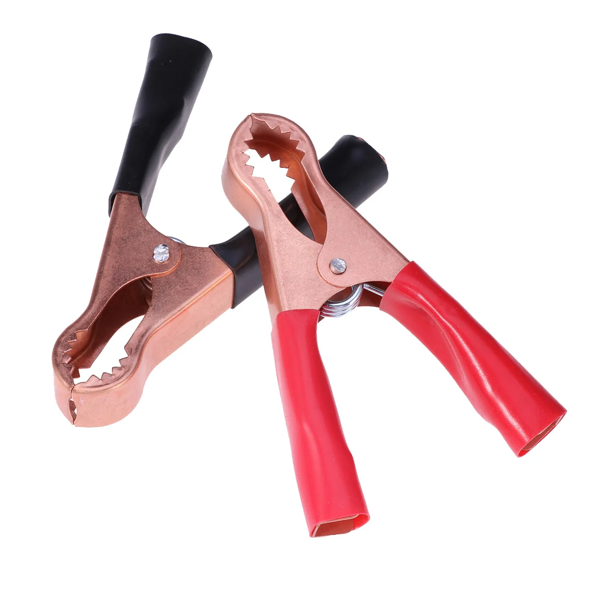 

2pcs Clamps Durable Copper Plated Insulated Material Safety Circuit Connect Automobile Maintenance Truck