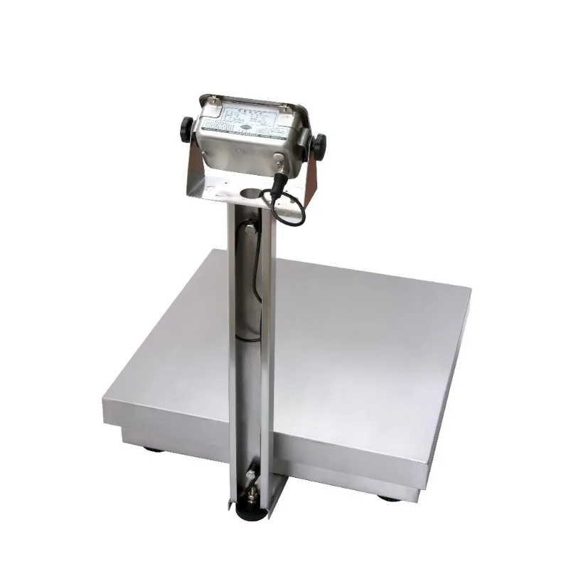 Stainless steel electronic table scale 150kg waterproof electronic scale, food case scale waterproof platform scale