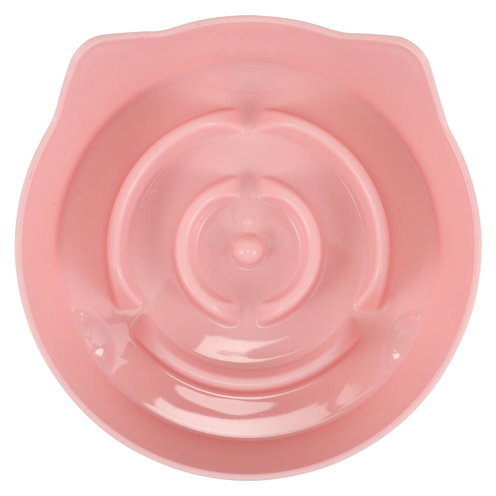 

2pcs Ear Slow Feeding Bowl Non Slip Pet Food Plate For Kittens Indoor Candy Colors Anti Choking Shallow Dog Bowl Rabbit