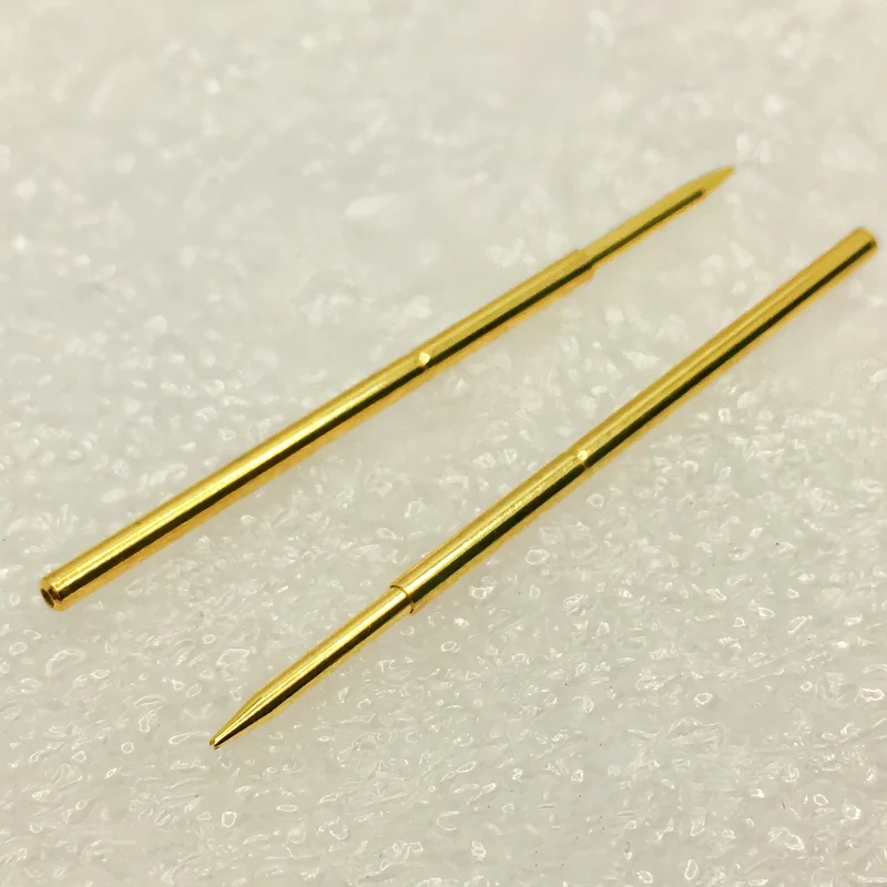 20/100PCS 400g PA100-F1 Spring Test Probe PA100-F Test Pin P100-F P100-F1 Test Tool 33.35mm 1.36mm Needle Gold 0.99mm Pogo Pin