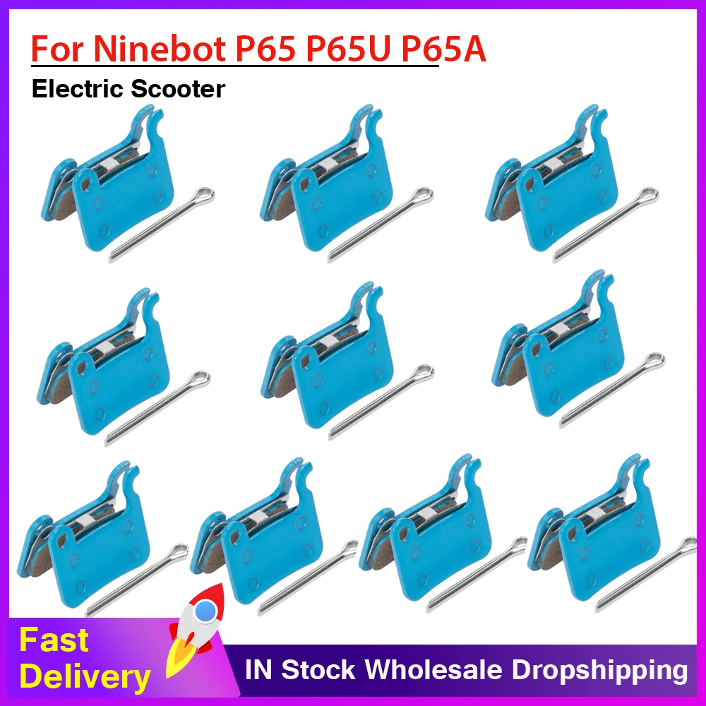 4/6/10 Pairs Brake Pad For Segway Ninebot P65 P65U P65A P65E P100 P100S P100SE Electric Scooter Kickscooter Disc Brake Metal