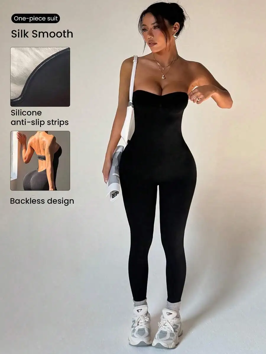 

Casual Sports Sleeveless Top Women Solid Black Stand Collar Slim Fit Breathable Daily Street Workout Fashion Wear